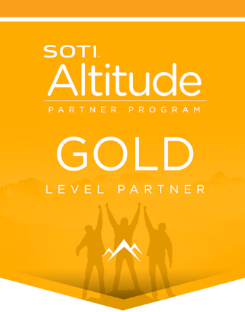 SOTI Gold Badge for SOTI Altitude Gold Partnere